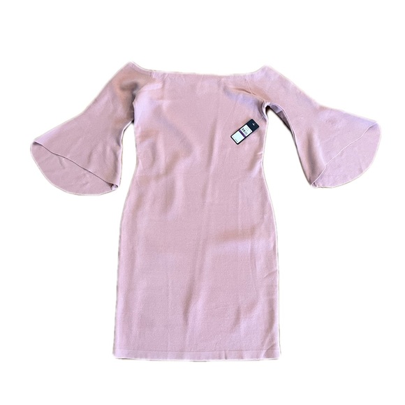 NWT Rachel off shoulder blush dress - Picture 5 of 7